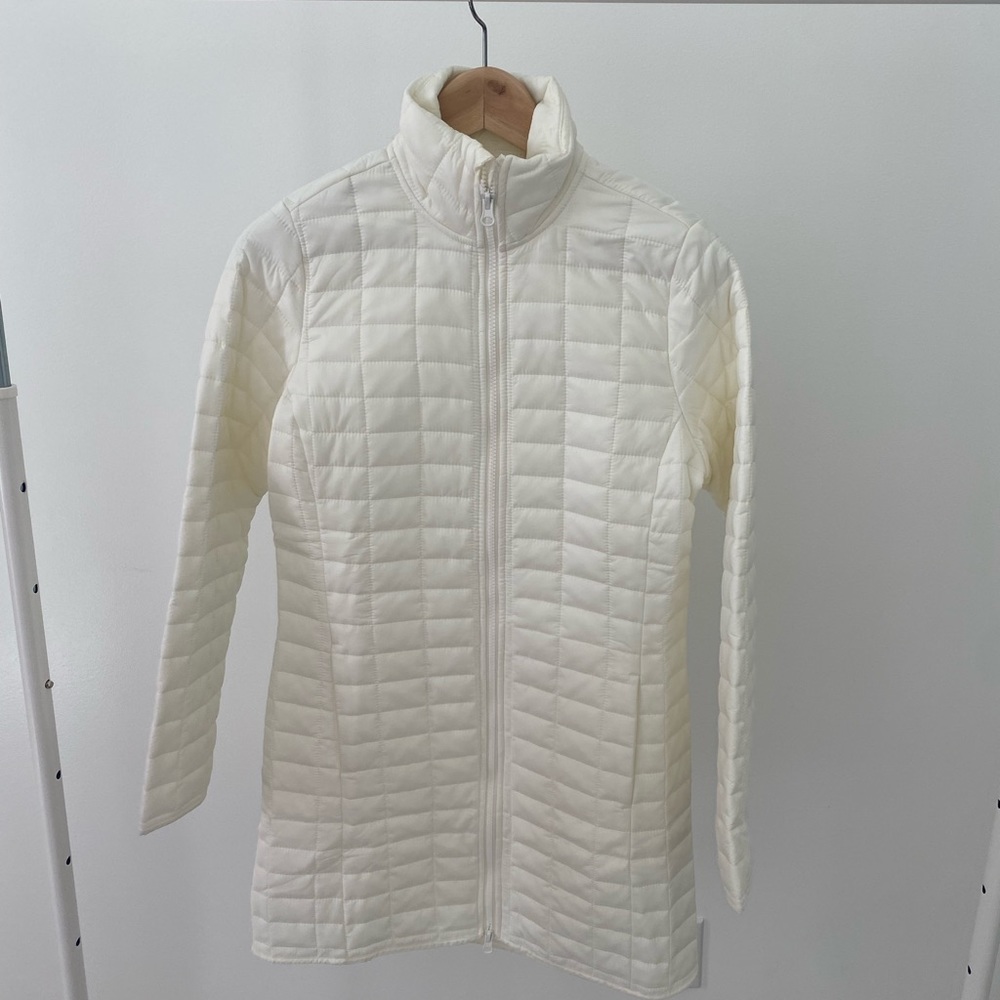 Cream workout jacket